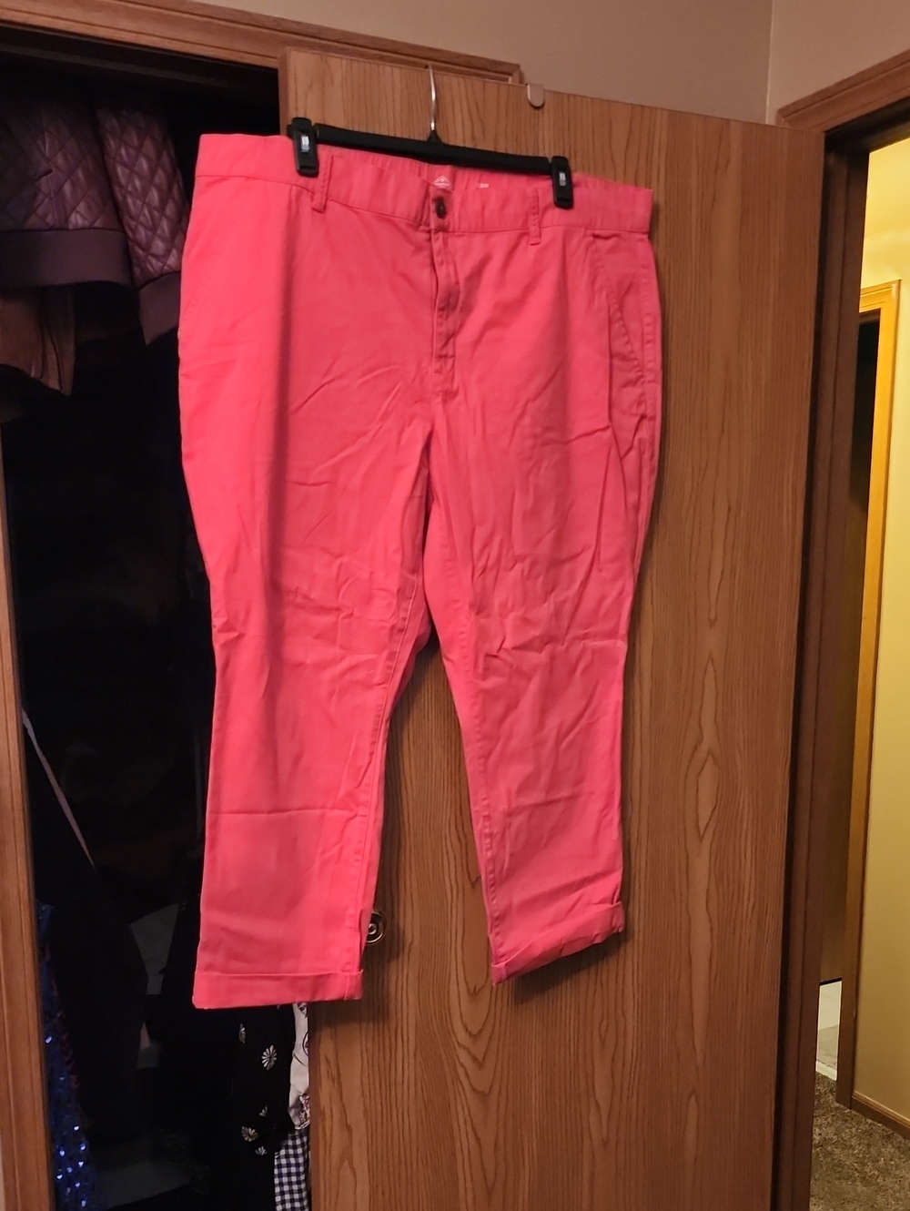 St. John's Bay Coral Pink Chinos